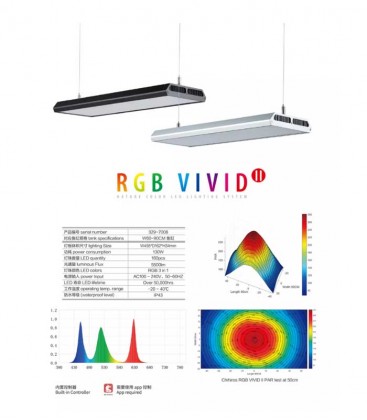 Chihiros Vivid II Black LED Lighting - Aquarium Lights