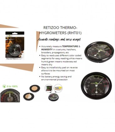 REPTIZOO Thermo-Hygrometers (RHT01)