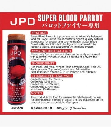 JPD Super Blood Parrot 260g (JPD500)