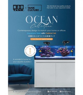 N30 TC OceanPro 90 Open Concept Marine Tank 900x50x50cm with Cabinet