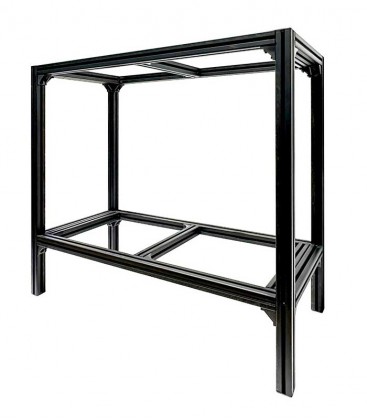 N30 Heavy Duty Aluminium Stand 2 Tiers (Black) for Aquarium Fish Tank