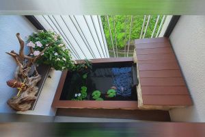 Fiber Glass Tank - Gold Fish Pond at the Balcony