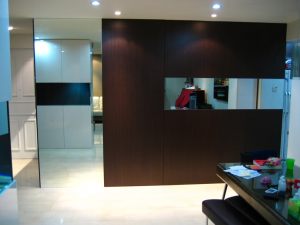 Feature wall partition