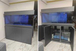 RMT-027: TC AQUARIO 500 - Aquarium tank with cabinet and sump.